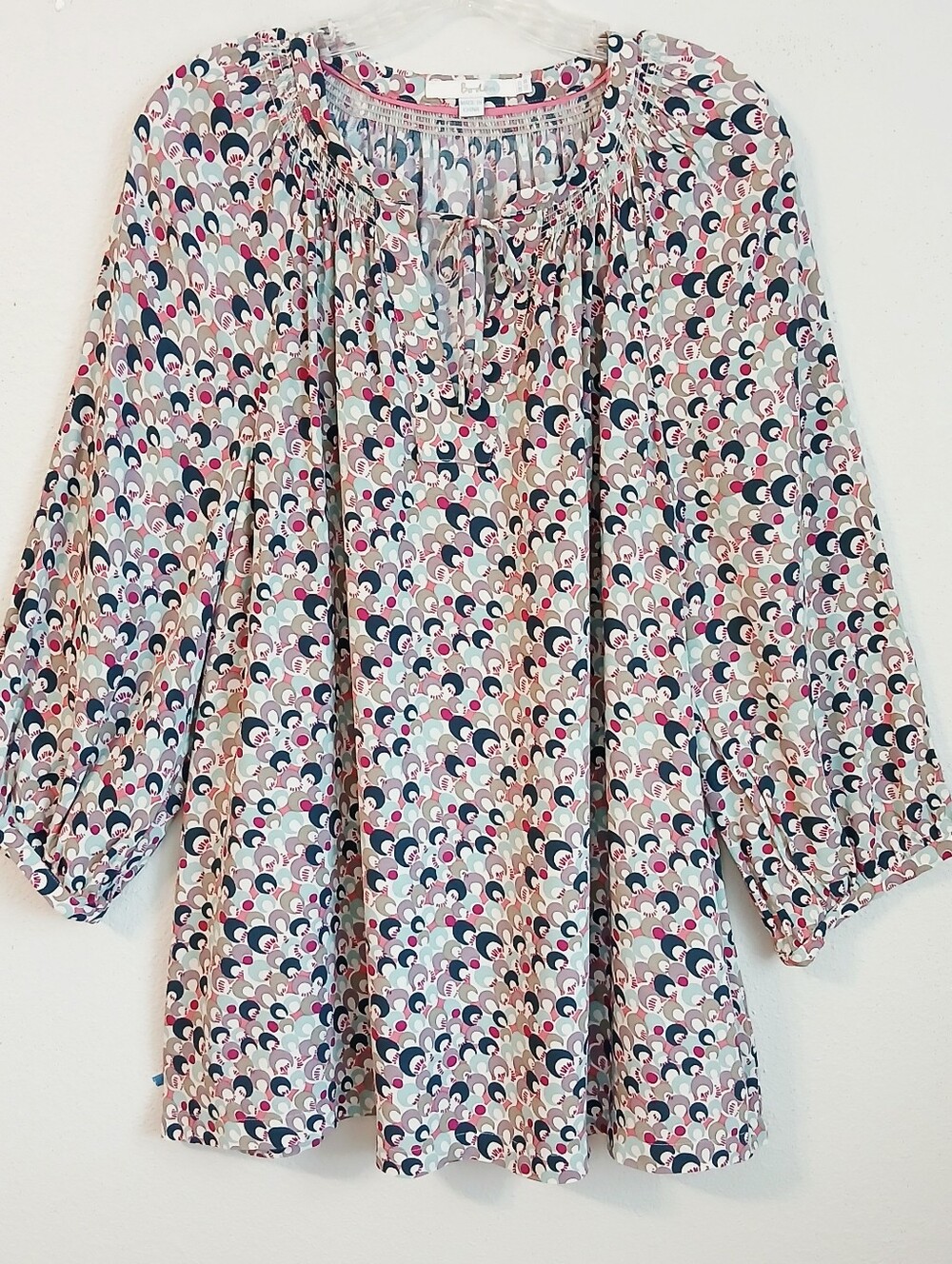 Boden Cresant Moon Colorful Top  Size 18